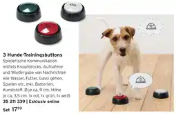 Tchibo 3 Hunde-Trainingsbuttons Angebot