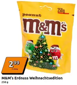 Action M&M's Erdnuss Weihnachtsedition Angebot
