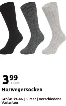 Action Norwegersocken Angebot