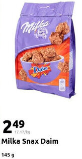 Action Milka Snax Daim Angebot