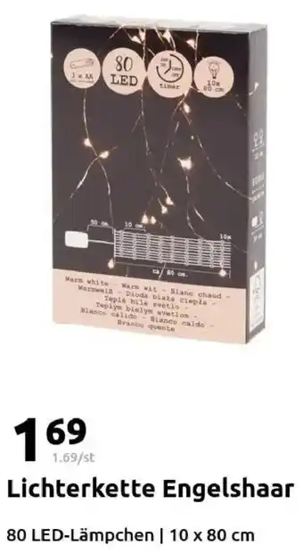 Action Lichterkette Engelshaar Angebot