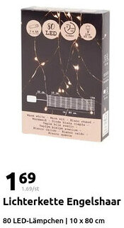 Action Lichterkette Engelshaar Angebot