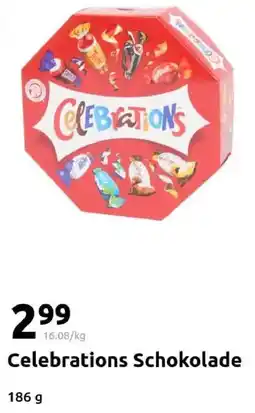 Action Celebrations Schokolade Angebot