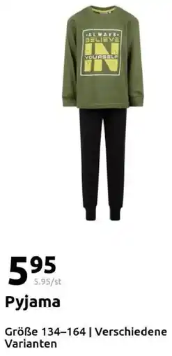 Action Pyjama Angebot