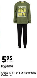Action Pyjama Angebot