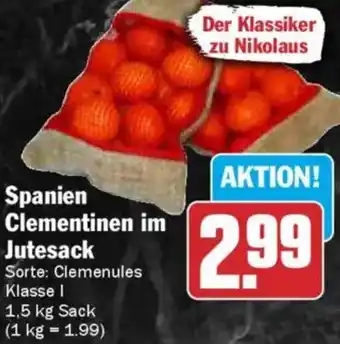 AEZ Spanien Clementinen im Jutesack Angebot