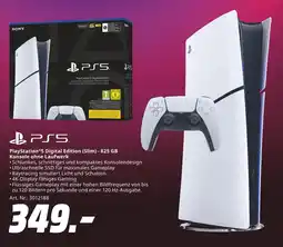 MediaMarkt Sony playstation5 digital edition (slim) Angebot