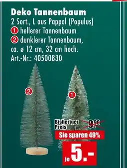 Möbel Mahler Deko tannenbaum Angebot