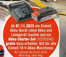 Hornbach Einhell akku-gerät Angebot