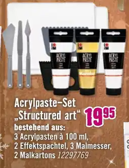 Hornbach Acrylpaste-set 'structured art' Angebot