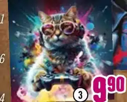 Hornbach Leinwandbild „gaming cat“ Angebot