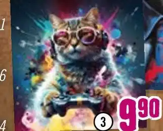 Hornbach Leinwandbild „gaming cat“ Angebot