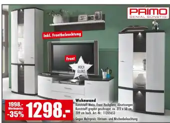 Möbel Mahler Primo wohnwand Angebot