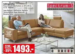 Möbel Mahler Spectrum-s ledergarnitur Angebot