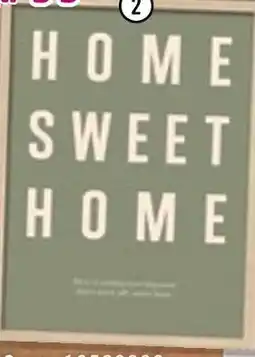 Hornbach Gerahmtes bild „home sweet home“ Angebot