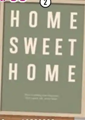 Hornbach Gerahmtes bild „home sweet home“ Angebot