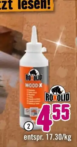 Hornbach Roxolid holzleim „wood-x“ Angebot