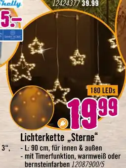 Hornbach Lichterkette sterne Angebot