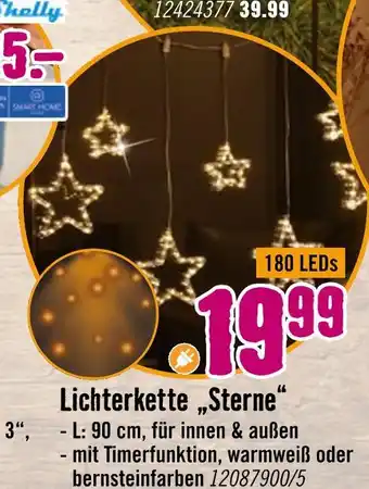 Hornbach Lichterkette sterne Angebot