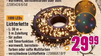 Hornbach Lichterkette Angebot