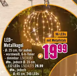 Hornbach Led-metallkugel Angebot