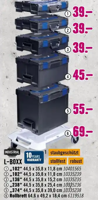 Hornbach L-boxx 102 Angebot