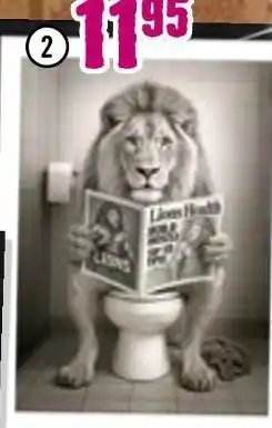 Hornbach Gerahmtes bild „lions health“ Angebot