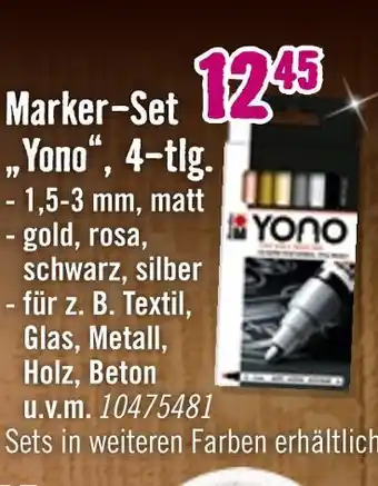 Hornbach Marker-set 'yono' Angebot