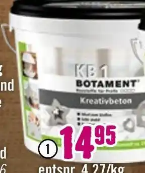 Hornbach Botament kreativbeton, 3,5 kg Angebot