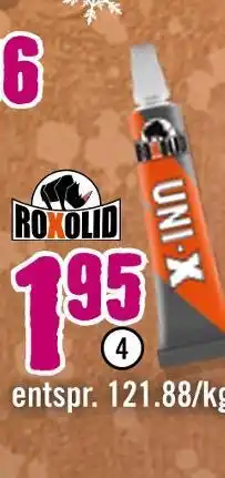 Hornbach Roxolid universalkleber „uni-x“ Angebot
