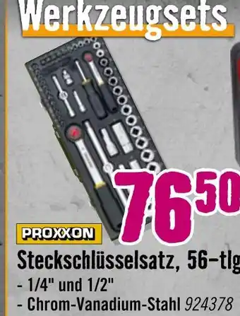 Hornbach Proxxon steckschlüsselsatz, 56-tlg Angebot
