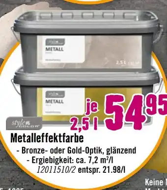 Hornbach Style color metalleffektfarbe Angebot