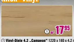 Hornbach Vinyl-diele 4.2 „campeon“ Angebot