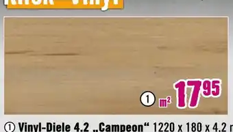 Hornbach Vinyl-diele 4.2 „campeon“ Angebot