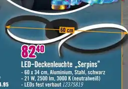 Hornbach Led-deckenleuchte 'serpins' Angebot