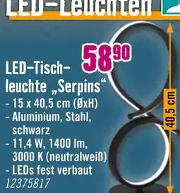 Hornbach Led-tischleuchte serpins Angebot