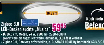 Hornbach Zigbee 3.0 led-deckenleuchte musica Angebot