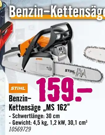 Hornbach Stihl benzin-kettensäge ms 162 Angebot