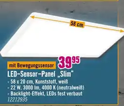 Hornbach Led-sensor-panel slim Angebot
