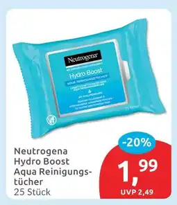 Budni Neutrogena hydro boost aqua reinigungstücher Angebot