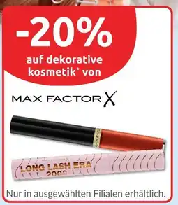 Budni Max factor -20% Angebot