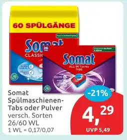 Budni Somat spülmaschinen-tabs Angebot