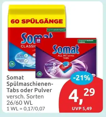 Budni Somat spülmaschinen-tabs Angebot