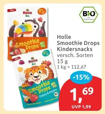 Budni Holle smoothie drops kindersnacks Angebot
