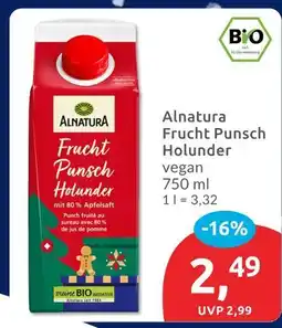 Budni Alnatura frucht punsch holunder Angebot