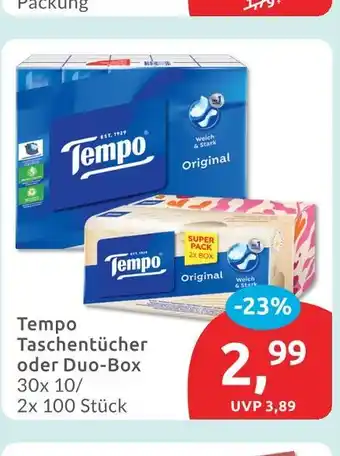 Budni Tempo taschentücher Angebot