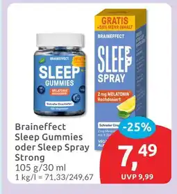 Budni Braineffect sleep gummies oder sleep spray strong Angebot
