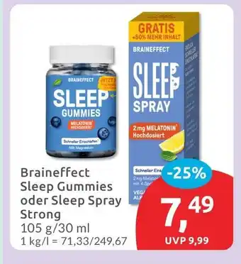 Budni Braineffect sleep gummies oder sleep spray strong Angebot