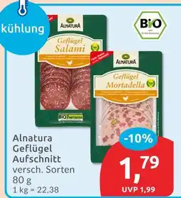 Budni Alnatura geflügel salami Angebot