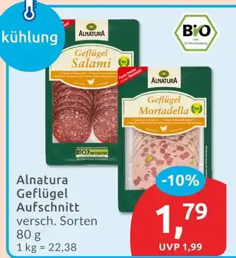 Budni Alnatura geflügel salami Angebot